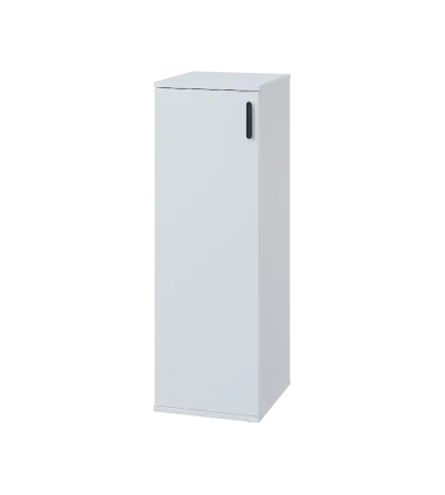 LN 3 - 3D kancelářská skříň, 1-dveřová, levá, 1107x360x400, bílá